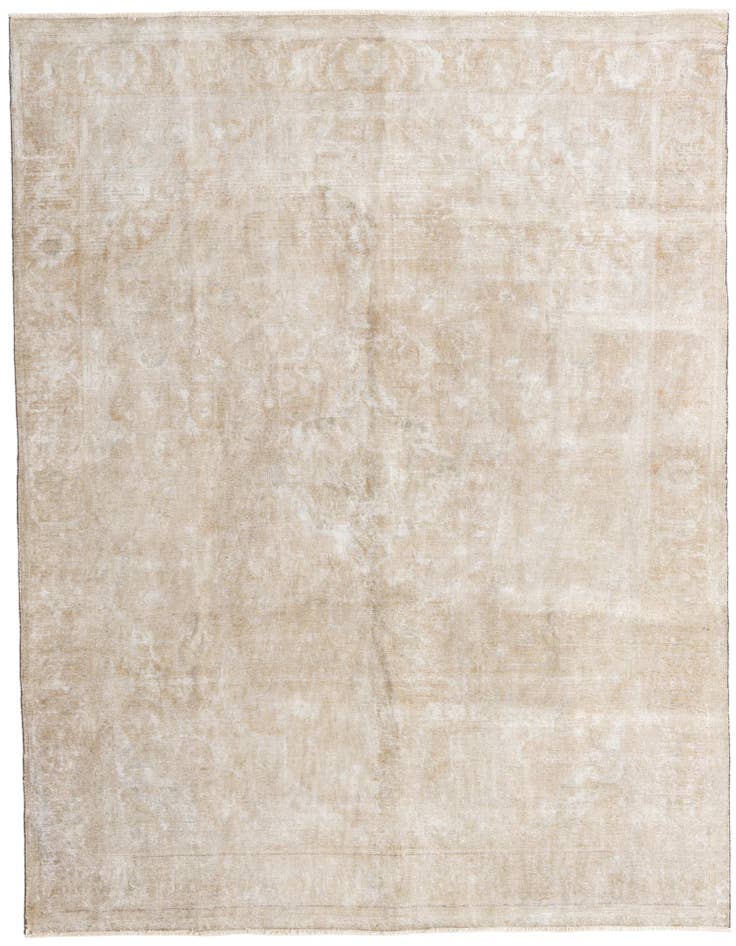 Detail image of 9' 2 x 12' 3 Hand Knotted Ultra Vintage Persian Wool Rug