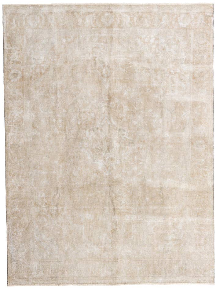 Detail image of 9' 2 x 12' 3 Hand Knotted Ultra Vintage Persian Wool Rug