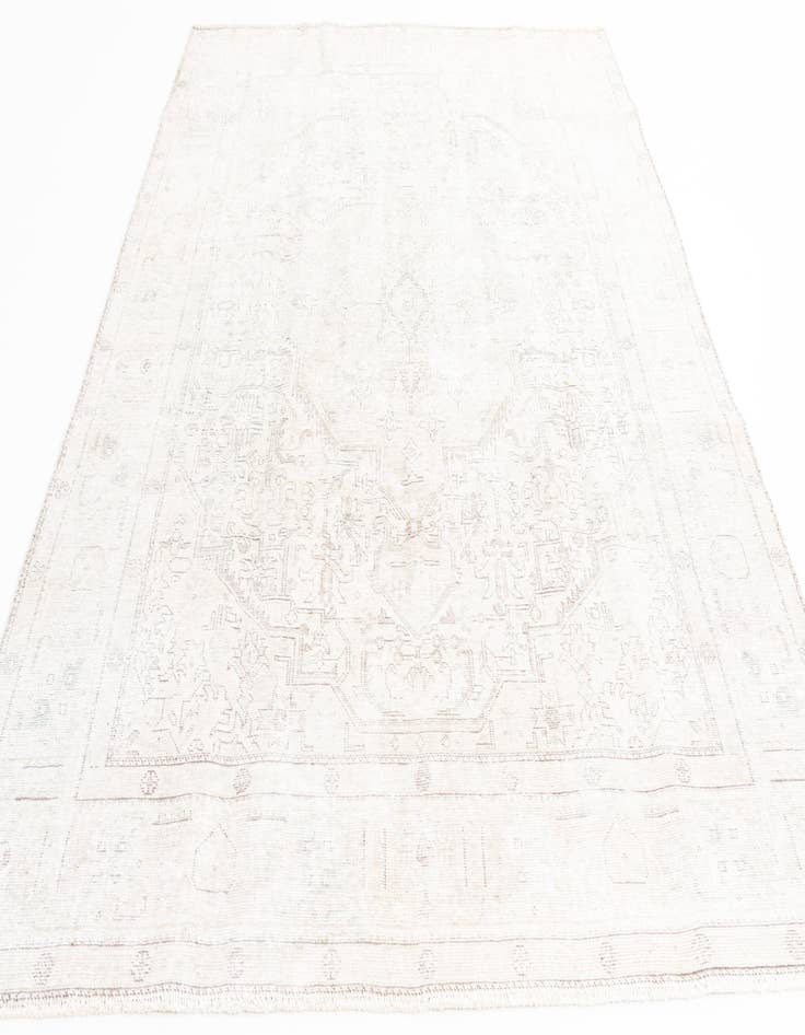 Detail image of 6' 5 x 9' 6  Hand Knotted Ultra Vintage Persian Wool Rug