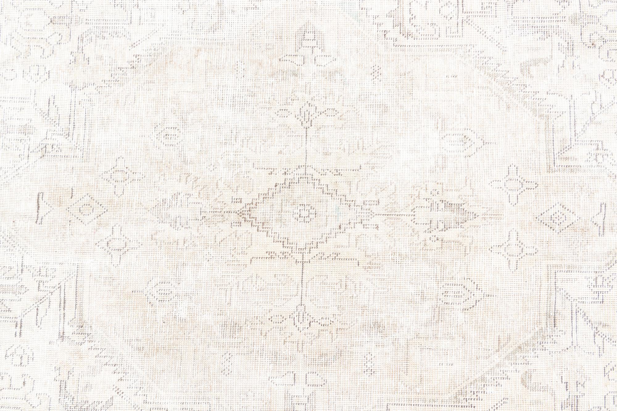 6' 5 x 9' 6 Hand Knotted Ultra Vintage Persian Wool Rug