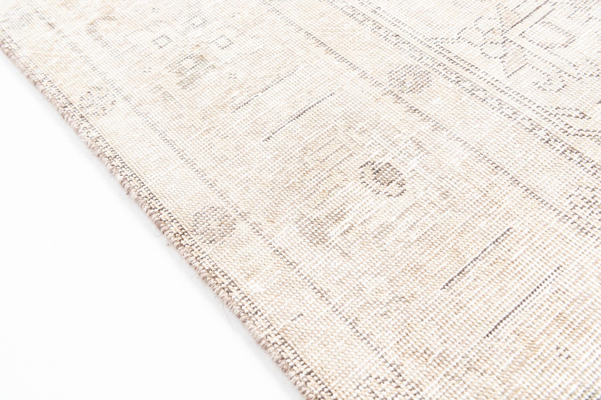 6' 5 x 9' 6 Hand Knotted Ultra Vintage Persian Wool Rug