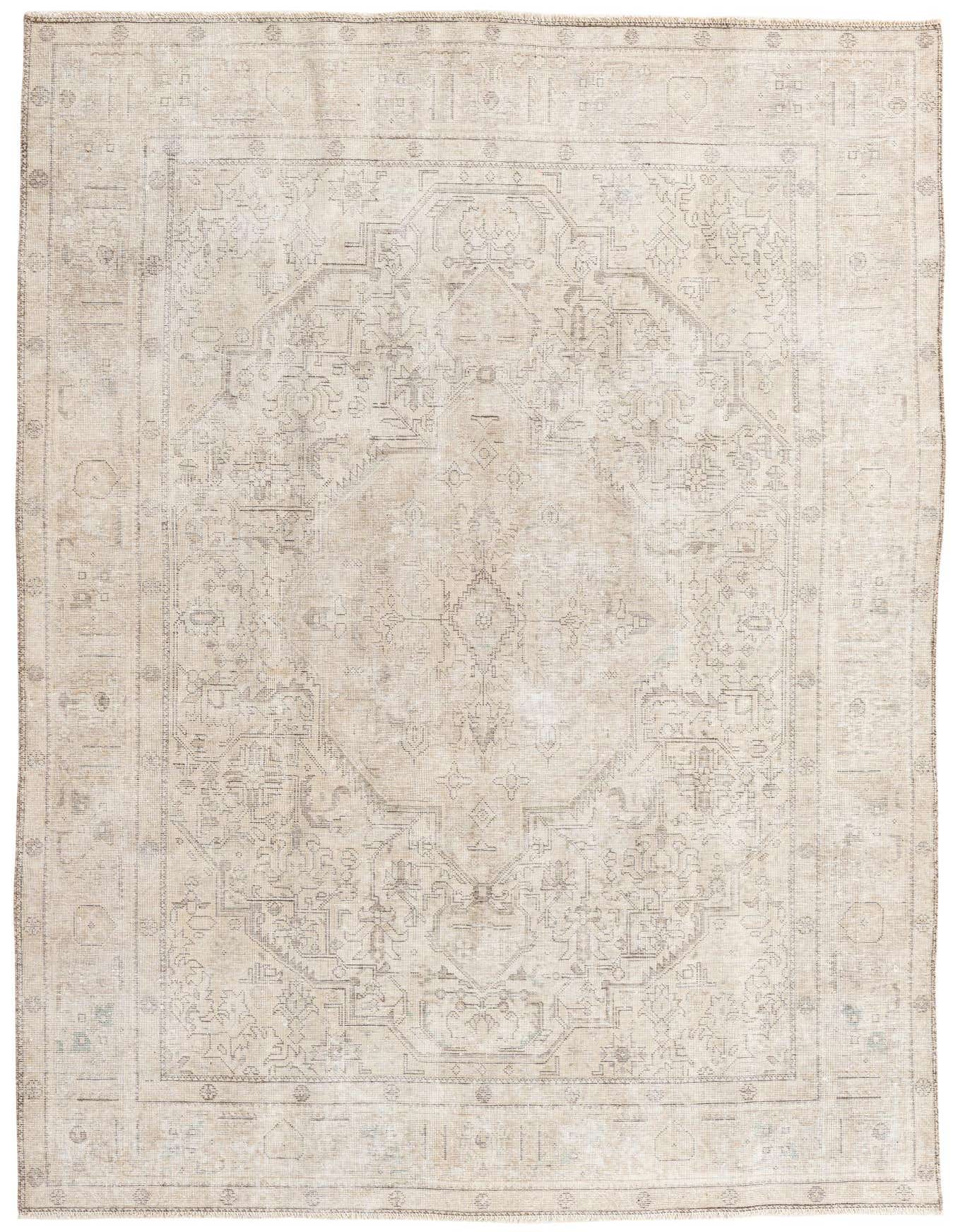 Primary image 6' 5 x 9' 6  Hand Knotted Ultra Vintage Persian Wool Rug