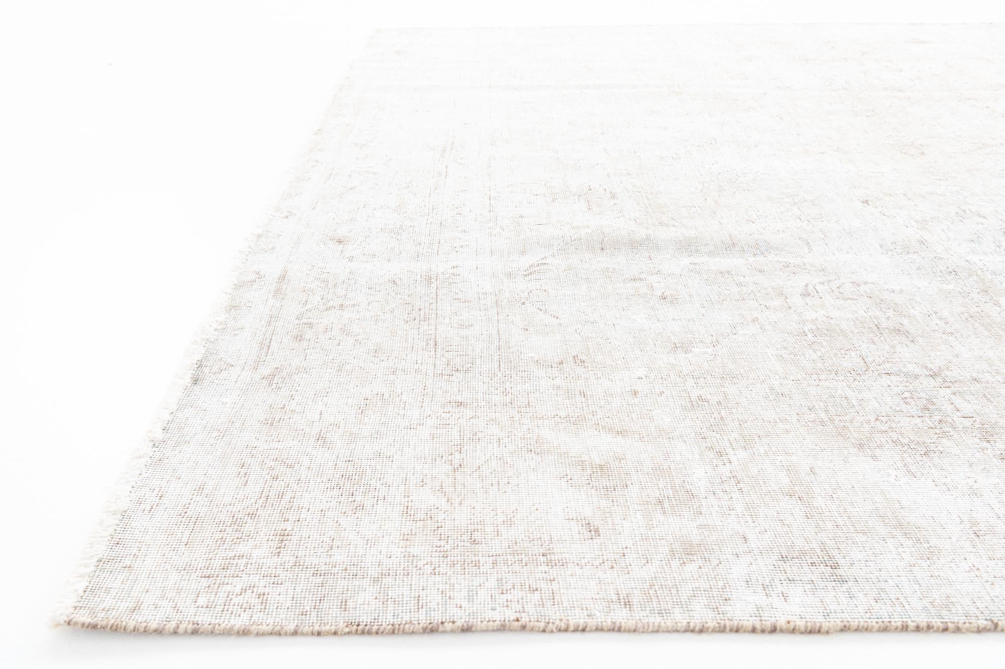 7' 9 x 11' Hand Knotted Ultra Vintage Persian Wool Rug