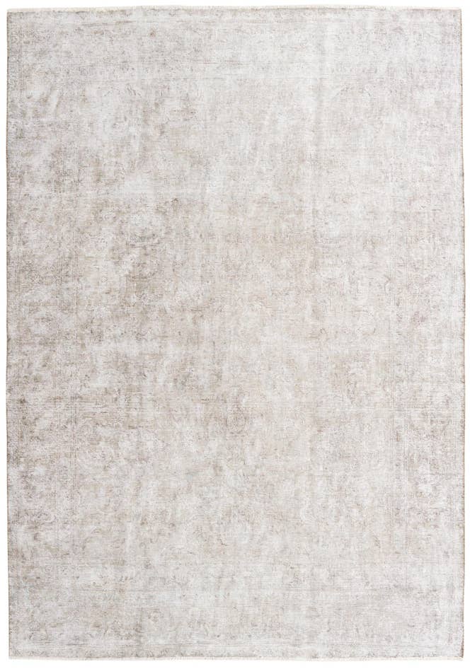 Detail image of 7' 9 x 11' Hand Knotted Ultra Vintage Persian Wool Rug
