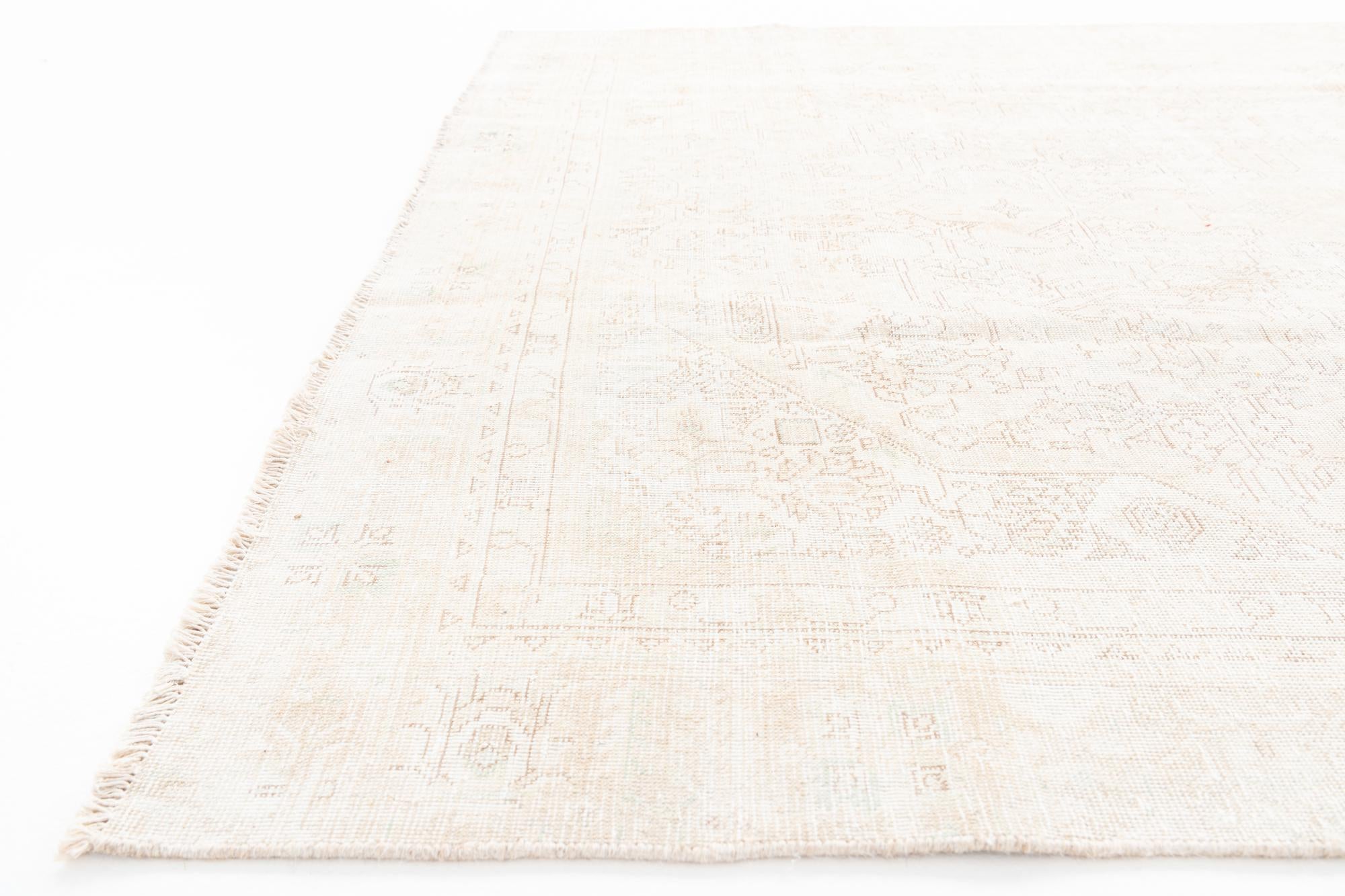 215cm x 295cm anudado a mano Ultra Vintage Alfombra Persa Lana