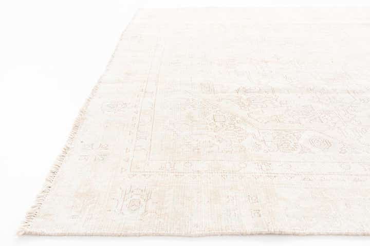 7' x 9' 9 Hand Knotted Ultra Vintage Persian Wool Rug