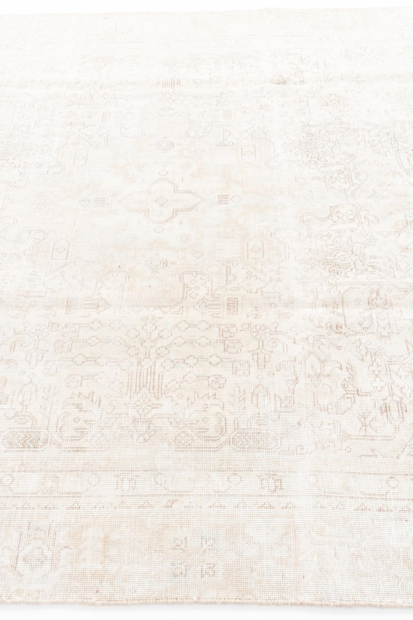 215cm x 295cm anudado a mano Ultra Vintage Alfombra Persa Lana