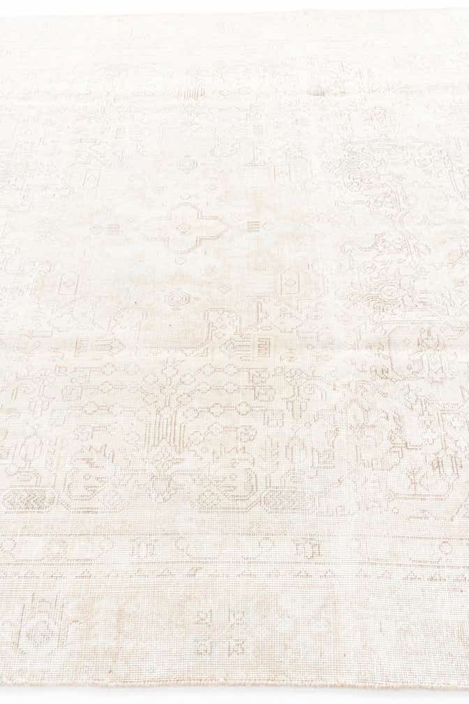 7' x 9' 9 Hand Knotted Ultra Vintage Persian Wool Rug