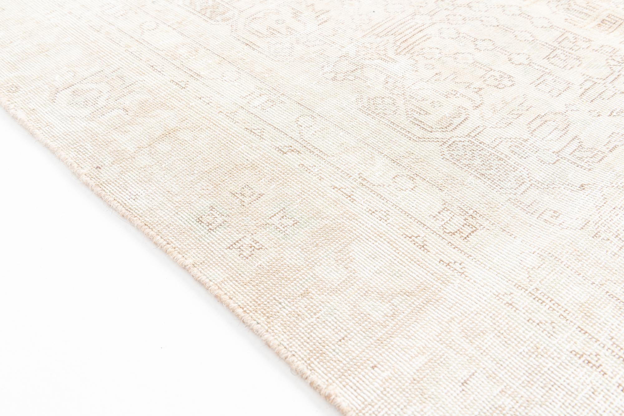 215cm x 295cm anudado a mano Ultra Vintage Alfombra Persa Lana