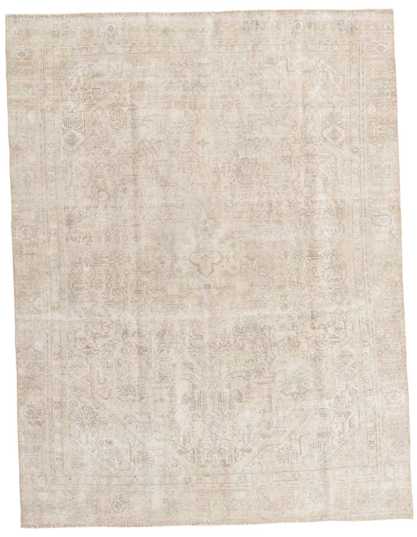 Primary image 7' x 9' 9  Hand Knotted Ultra Vintage Persian Wool Rug