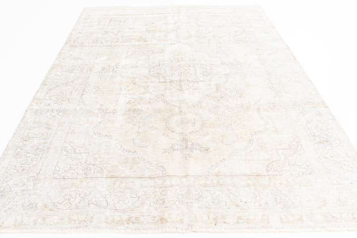 6' 2 x 9' 3 Hand Knotted Ultra Vintage Persian Wool Rug