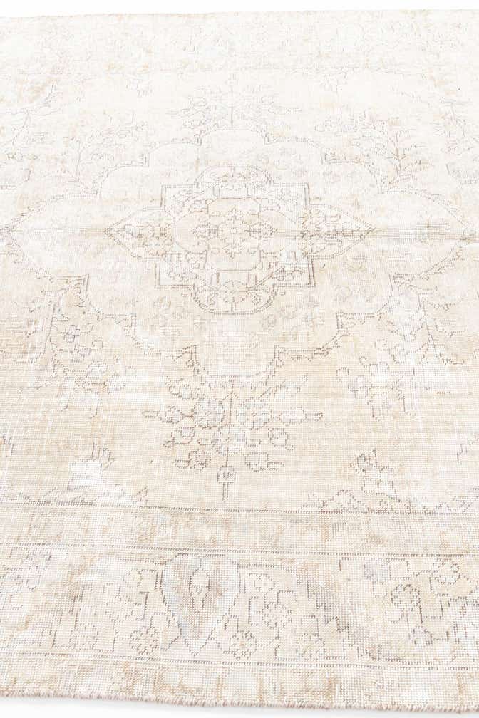 6' 2 x 9' 3 Hand Knotted Ultra Vintage Persian Wool Rug