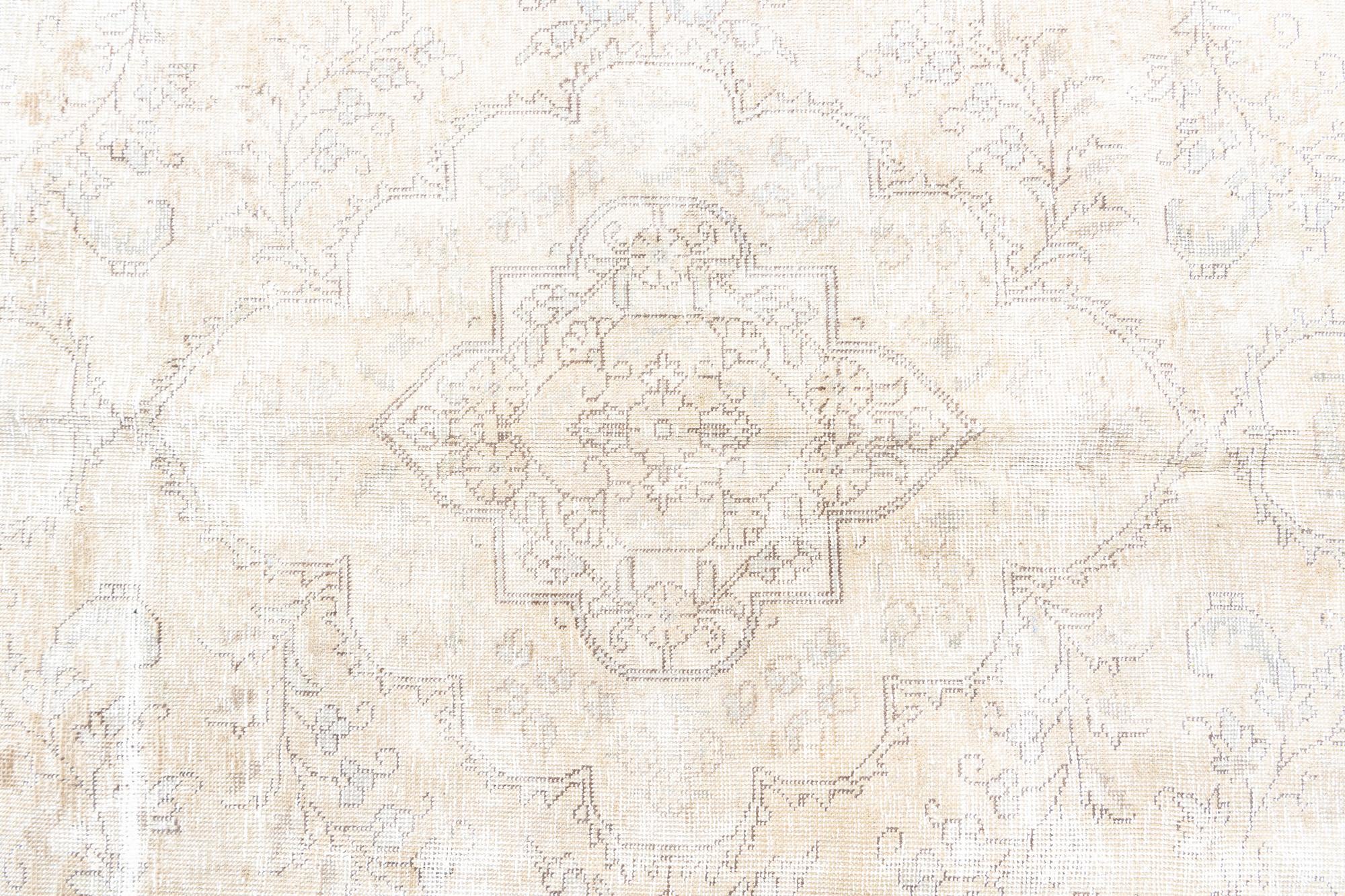 6' 2 x 9' 3 Hand Knotted Ultra Vintage Persian Wool Rug