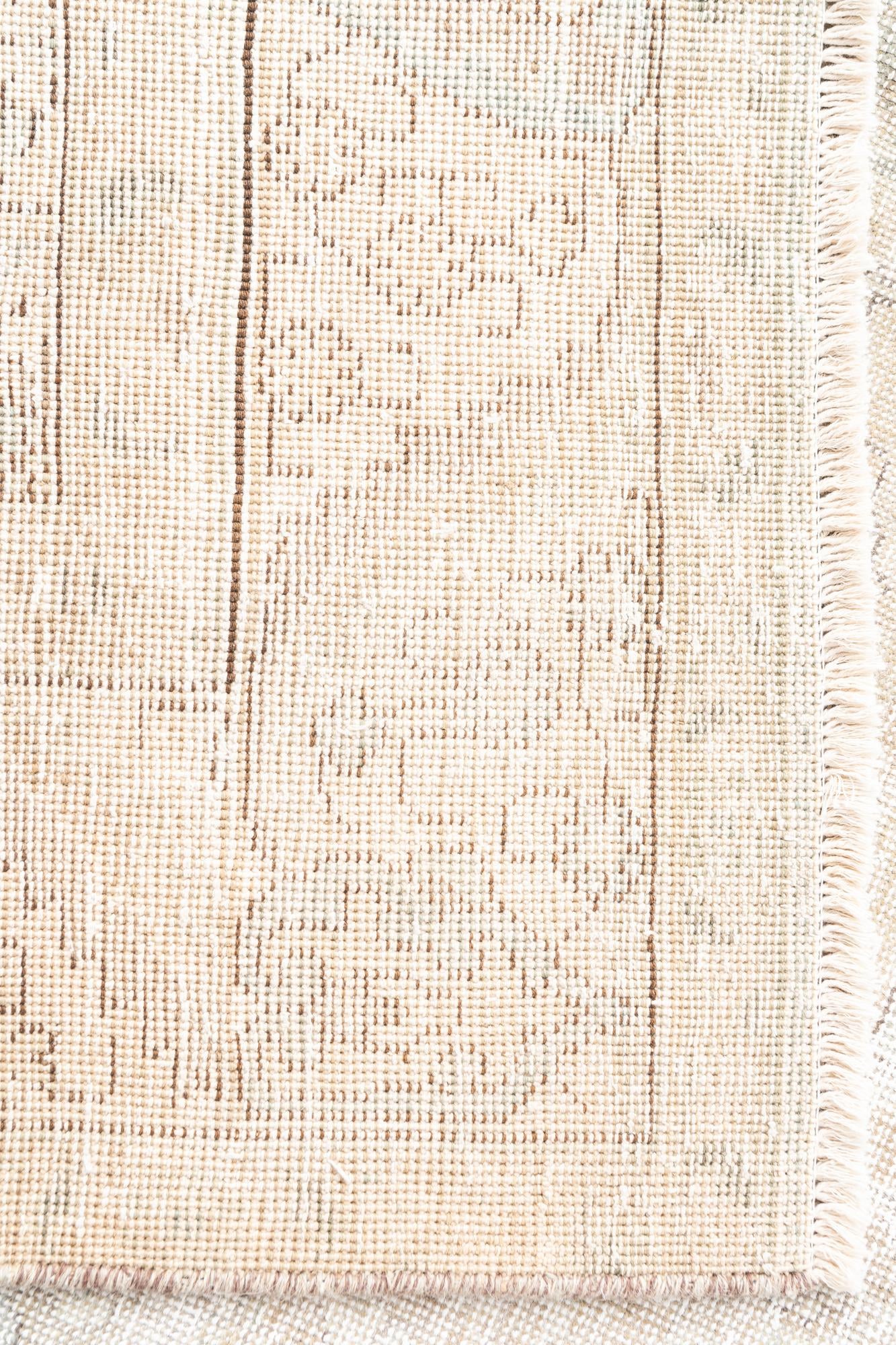 6' 2 x 9' 3 Hand Knotted Ultra Vintage Persian Wool Rug