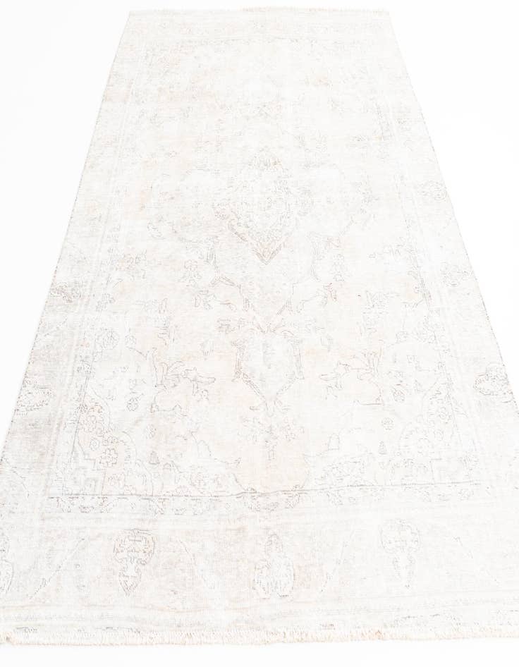 Detail image of 5' 9 x 9' 2  Hand Knotted Ultra Vintage Persian Wool Rug