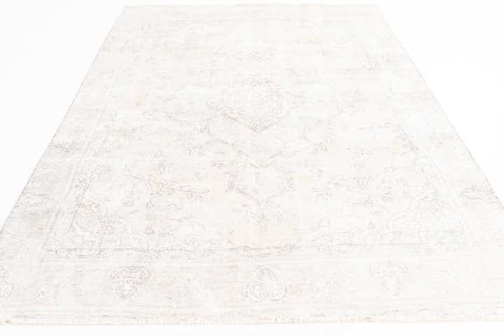 5' 9 x 9' 2 Hand Knotted Ultra Vintage Persian Wool Rug