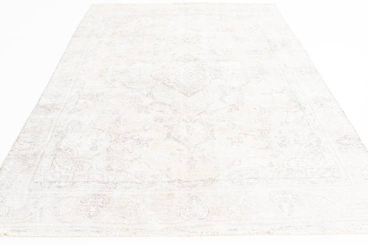 Detail image of 5' 9 x 9' 2 Hand Knotted Ultra Vintage Persian Wool Rug