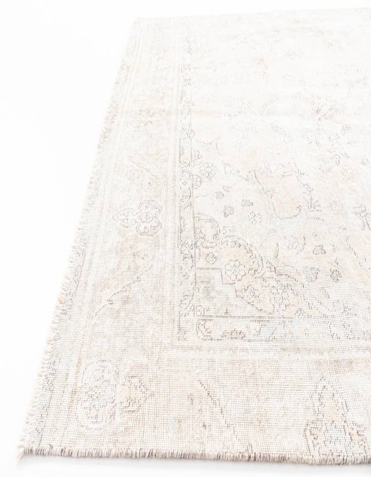 Detail image of 5' 9 x 9' 2  Hand Knotted Ultra Vintage Persian Wool Rug