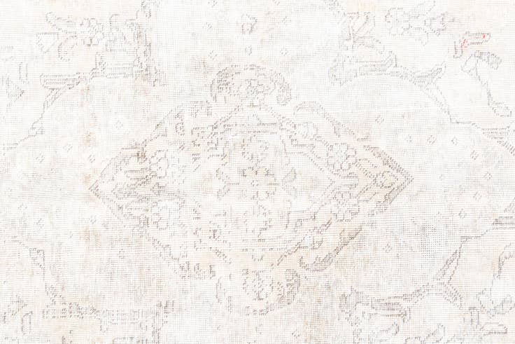 Detail image of 5' 9 x 9' 2 Hand Knotted Ultra Vintage Persian Wool Rug