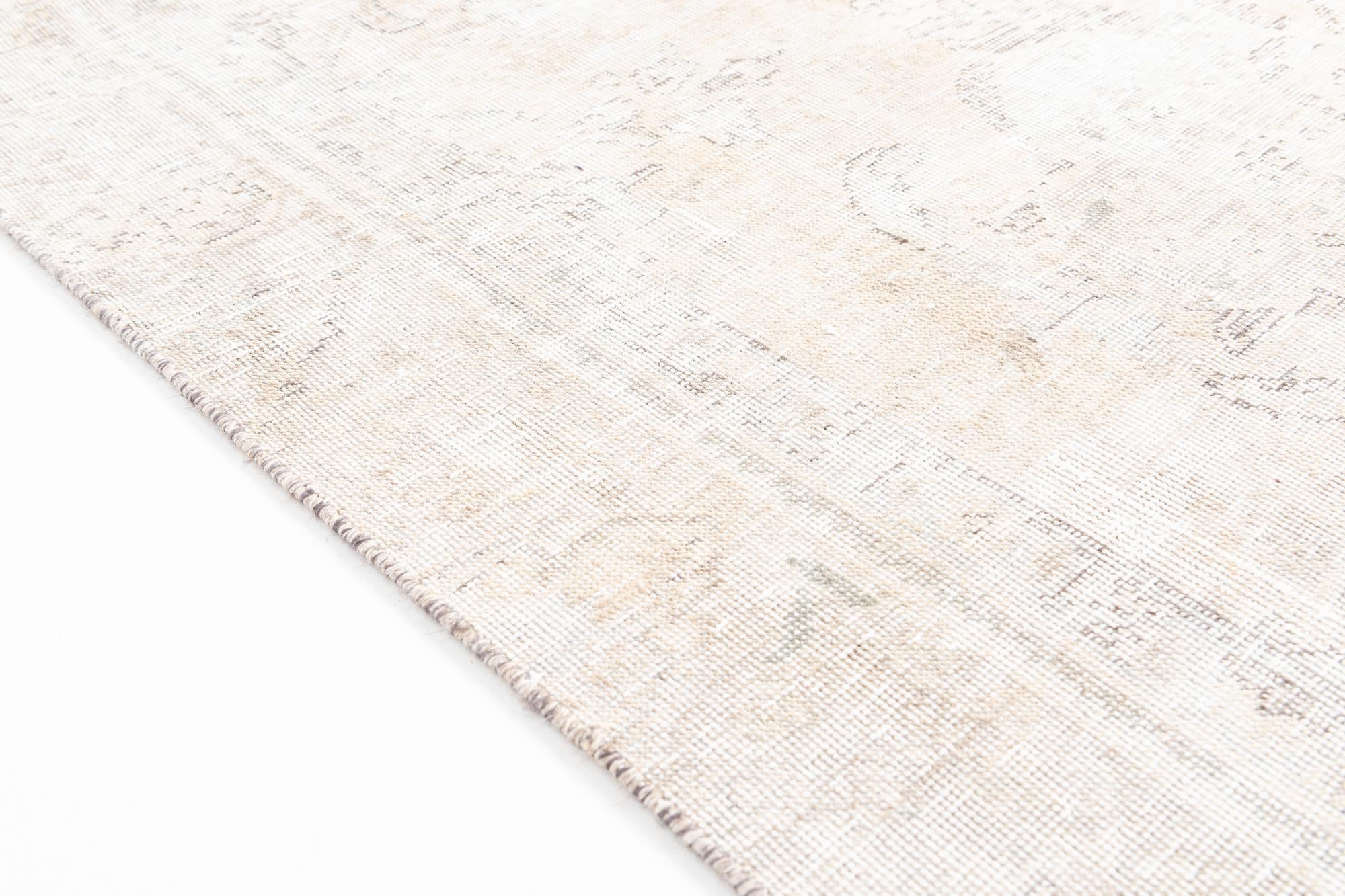 5' 9 x 9' 2 Hand Knotted Ultra Vintage Persian Wool Rug