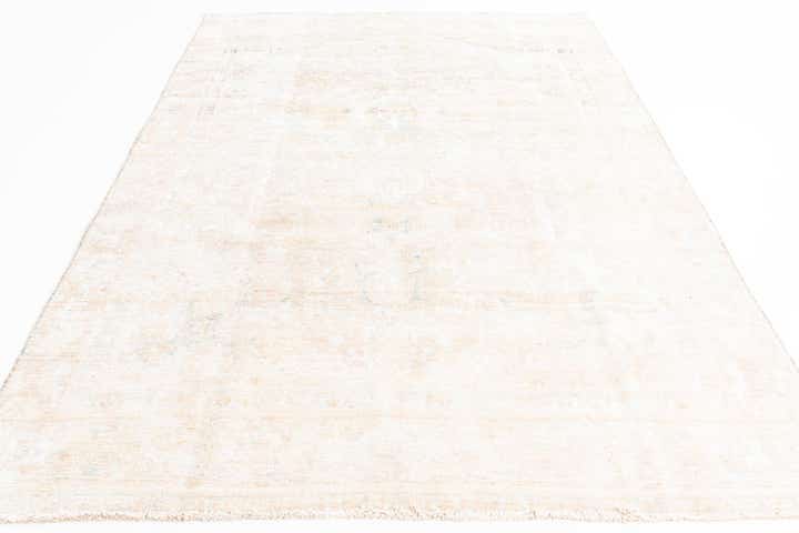 6' x 9' 8 Hand Knotted Ultra Vintage Persian Wool Rug