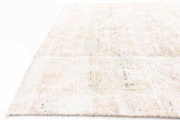 6' x 9' 8 Hand Knotted Ultra Vintage Persian Wool Rug