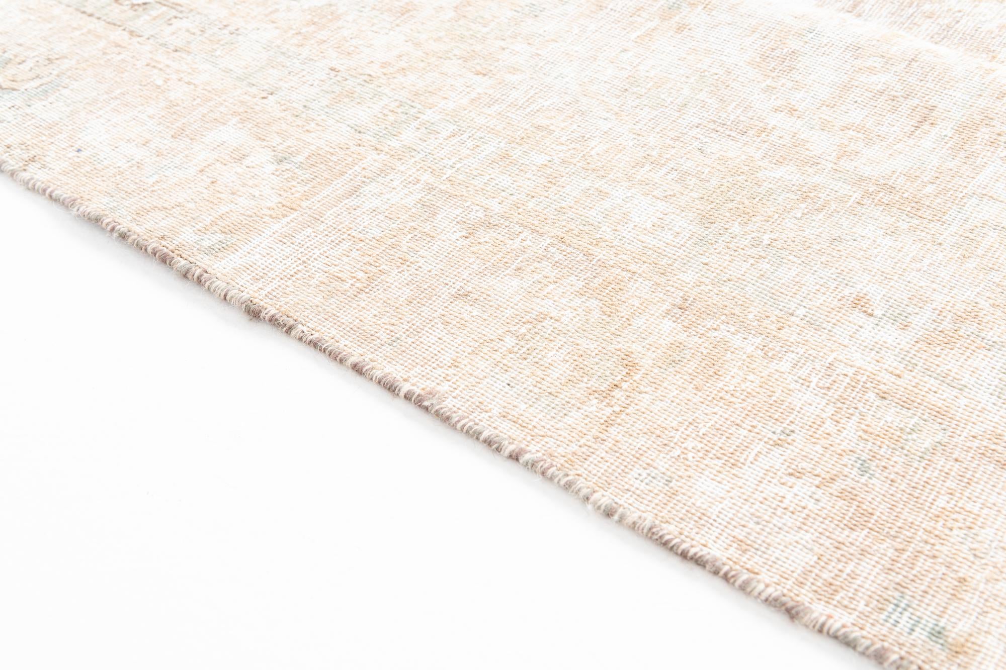 6' x 9' 8 Hand Knotted Ultra Vintage Persian Wool Rug