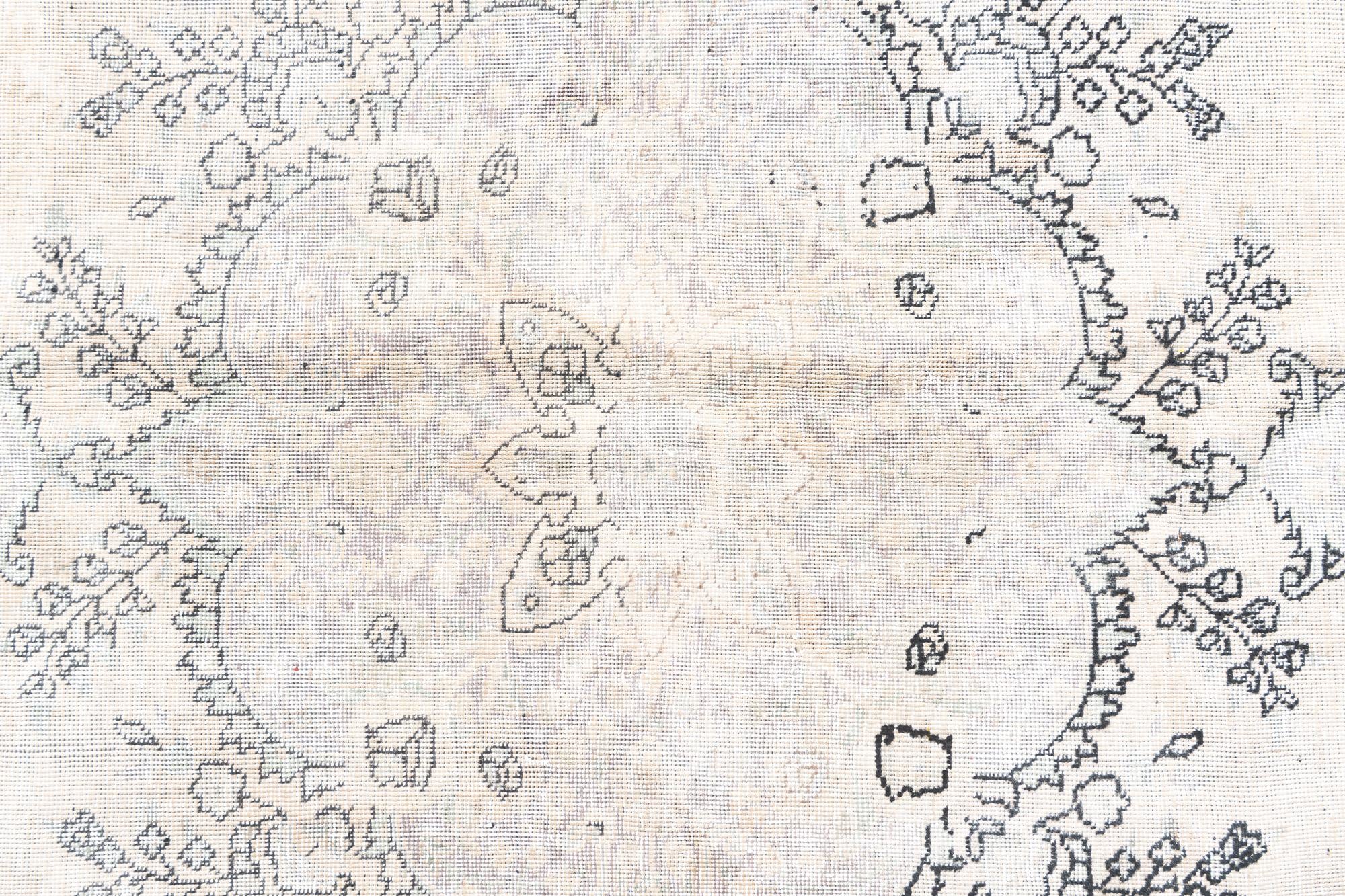 6' x 9' 5 Hand Knotted Ultra Vintage Persian Wool Rug