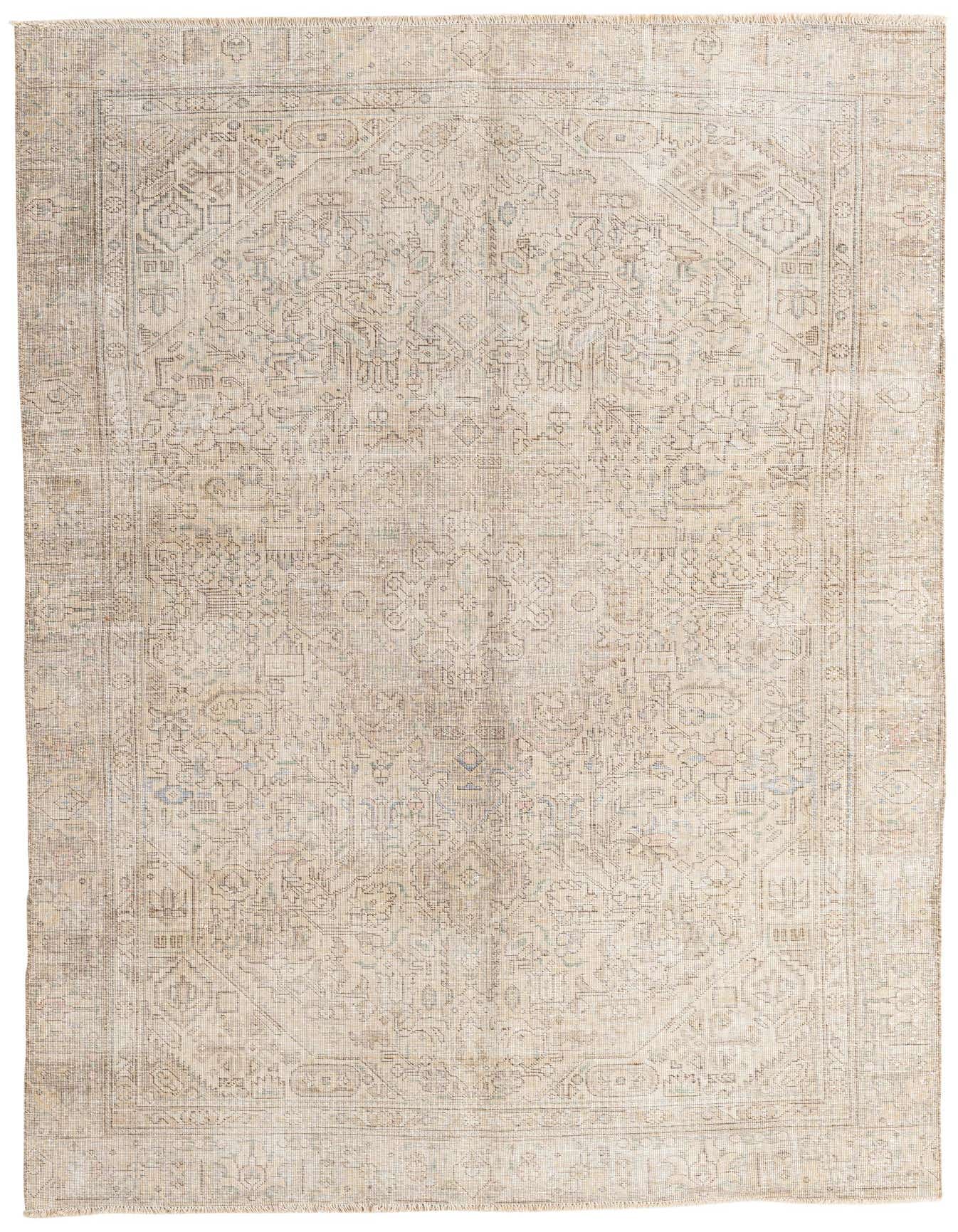 Primary image 6' x 9'  Hand Knotted Ultra Vintage Persian Wool Rug