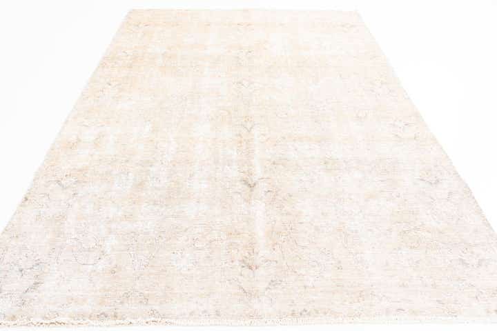 6' x 9' 7 Hand Knotted Ultra Vintage Persian Wool Rug