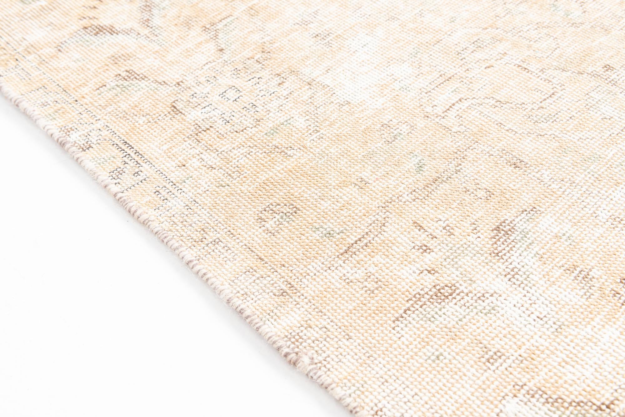 6' x 9' 7 Hand Knotted Ultra Vintage Persian Wool Rug