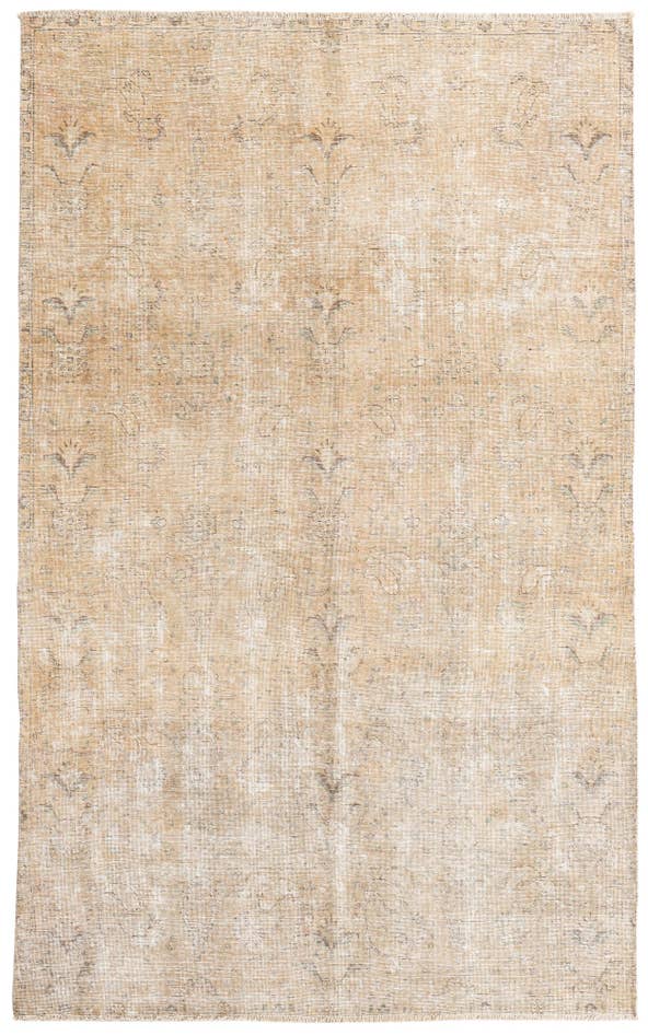 Detail image of 6' x 9' 7 Hand Knotted Ultra Vintage Persian Wool Rug