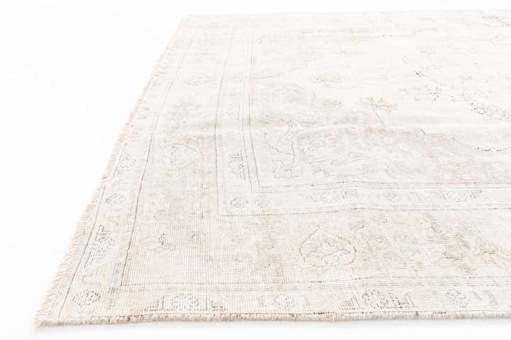 6' 2 x 9' 8 Hand Knotted Ultra Vintage Persian Wool Rug