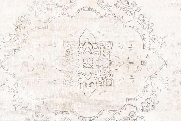6' 2 x 9' 8 Hand Knotted Ultra Vintage Persian Wool Rug