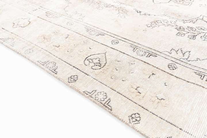 6' 2 x 9' 8 Hand Knotted Ultra Vintage Persian Wool Rug
