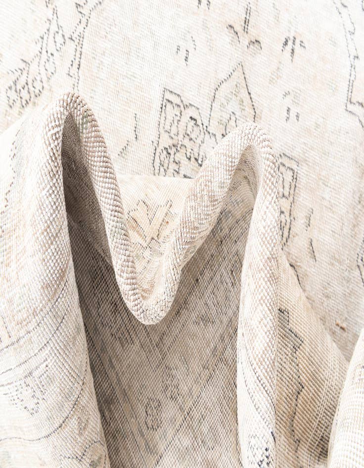 Detail image of 6' 2 x 9' 8  Hand Knotted Ultra Vintage Persian Wool Rug