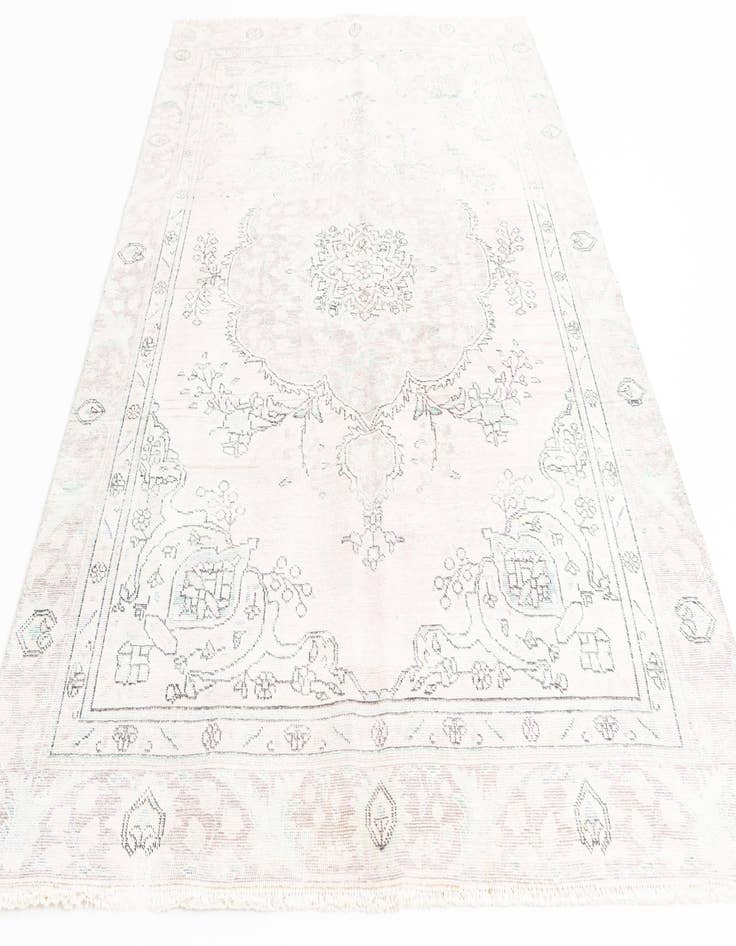 Detail image of 5' 9 x 9' 3  Hand Knotted Ultra Vintage Persian Wool Rug