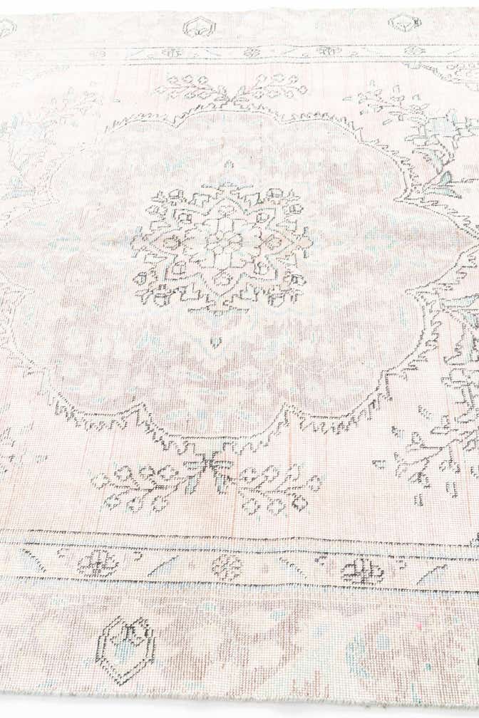 5' 9 x 9' 3 Hand Knotted Ultra Vintage Persian Wool Rug