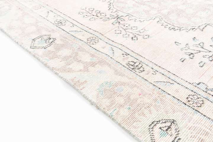 5' 9 x 9' 3 Hand Knotted Ultra Vintage Persian Wool Rug