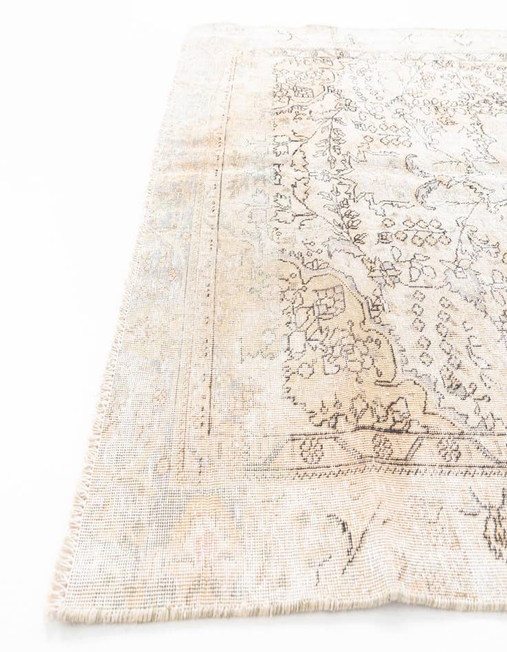 Detail image of 5' 7 x 9' 4  Hand Knotted Ultra Vintage Persian Wool Rug