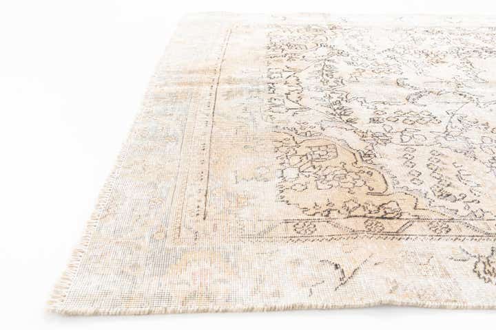 5' 7 x 9' 4 Hand Knotted Ultra Vintage Persian Wool Rug