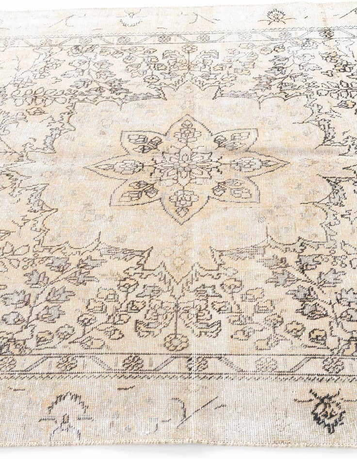 Detail image of 5' 7 x 9' 4  Hand Knotted Ultra Vintage Persian Wool Rug