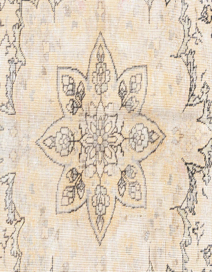 Detail image of 5' 7 x 9' 4  Hand Knotted Ultra Vintage Persian Wool Rug