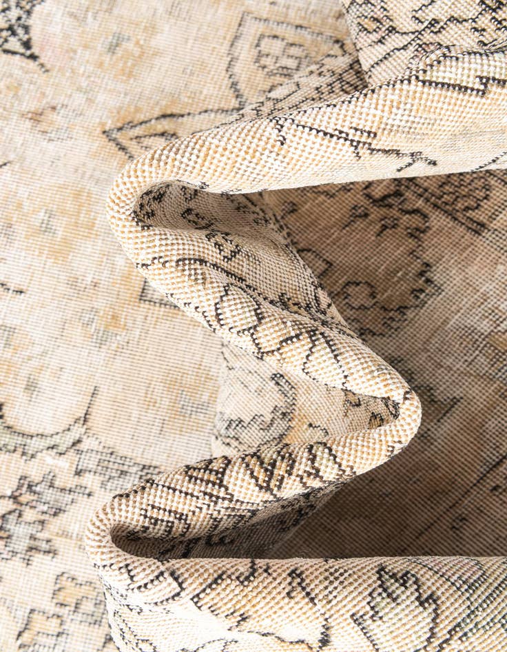 Detail image of 5' 7 x 9' 4  Hand Knotted Ultra Vintage Persian Wool Rug