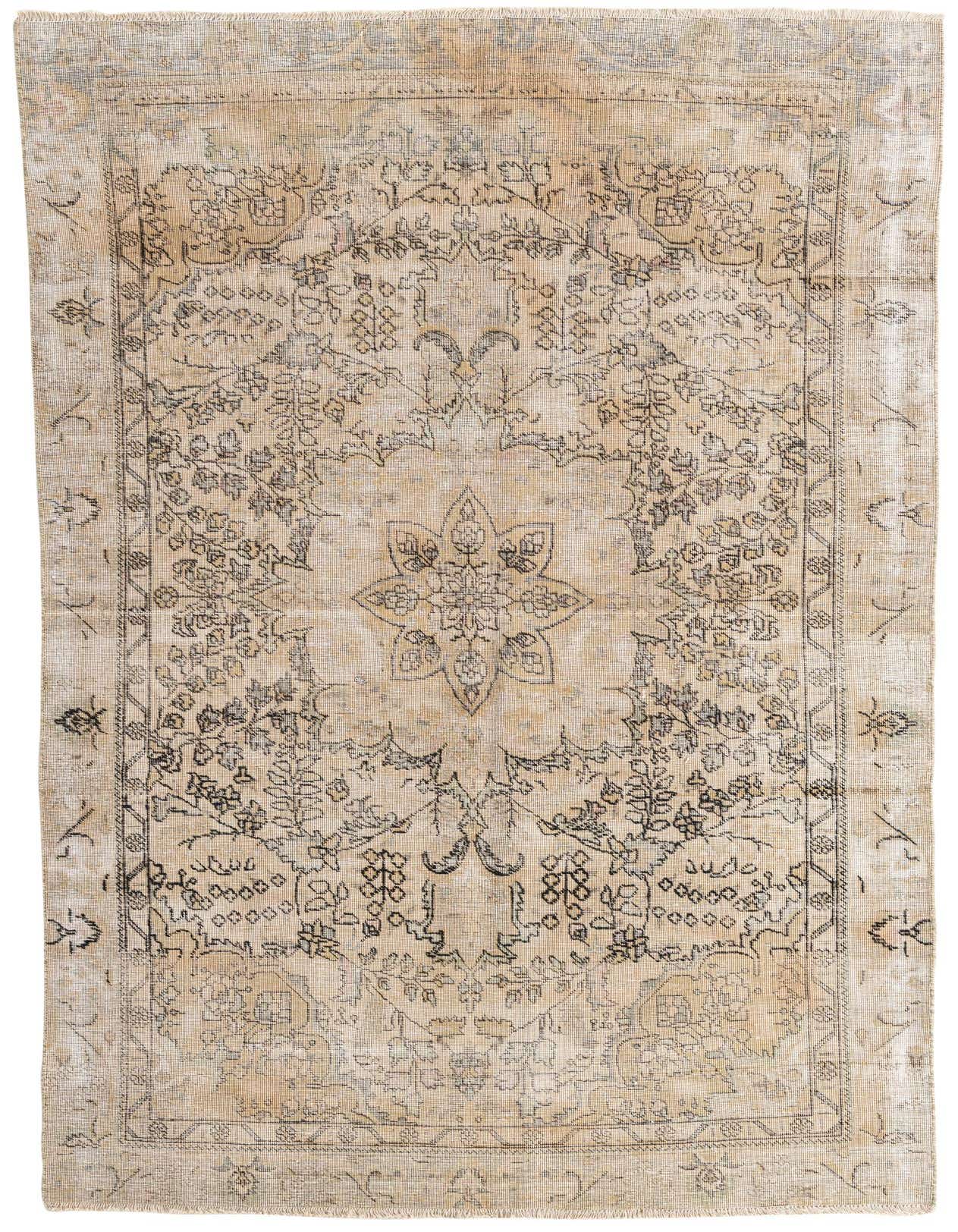 Primary image 5' 7 x 9' 4  Hand Knotted Ultra Vintage Persian Wool Rug