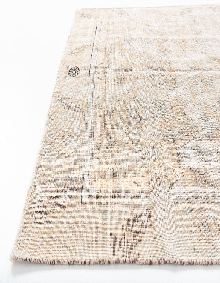 Detail image of 5' 7 x 8' 10  Hand Knotted Ultra Vintage Persian Wool Rug