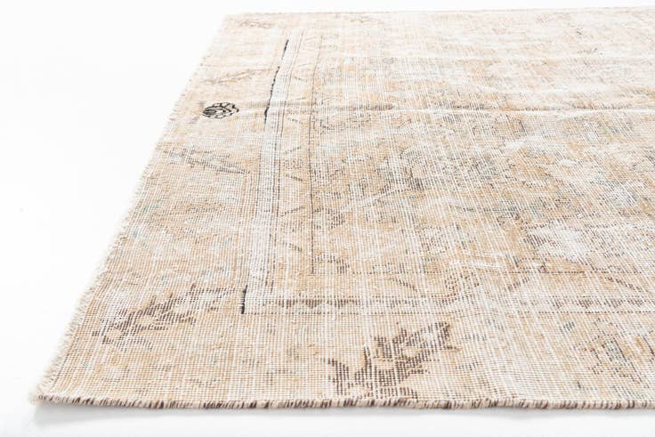 Detail image of 5' 7 x 8' 10 Hand Knotted Ultra Vintage Persian Wool Rug