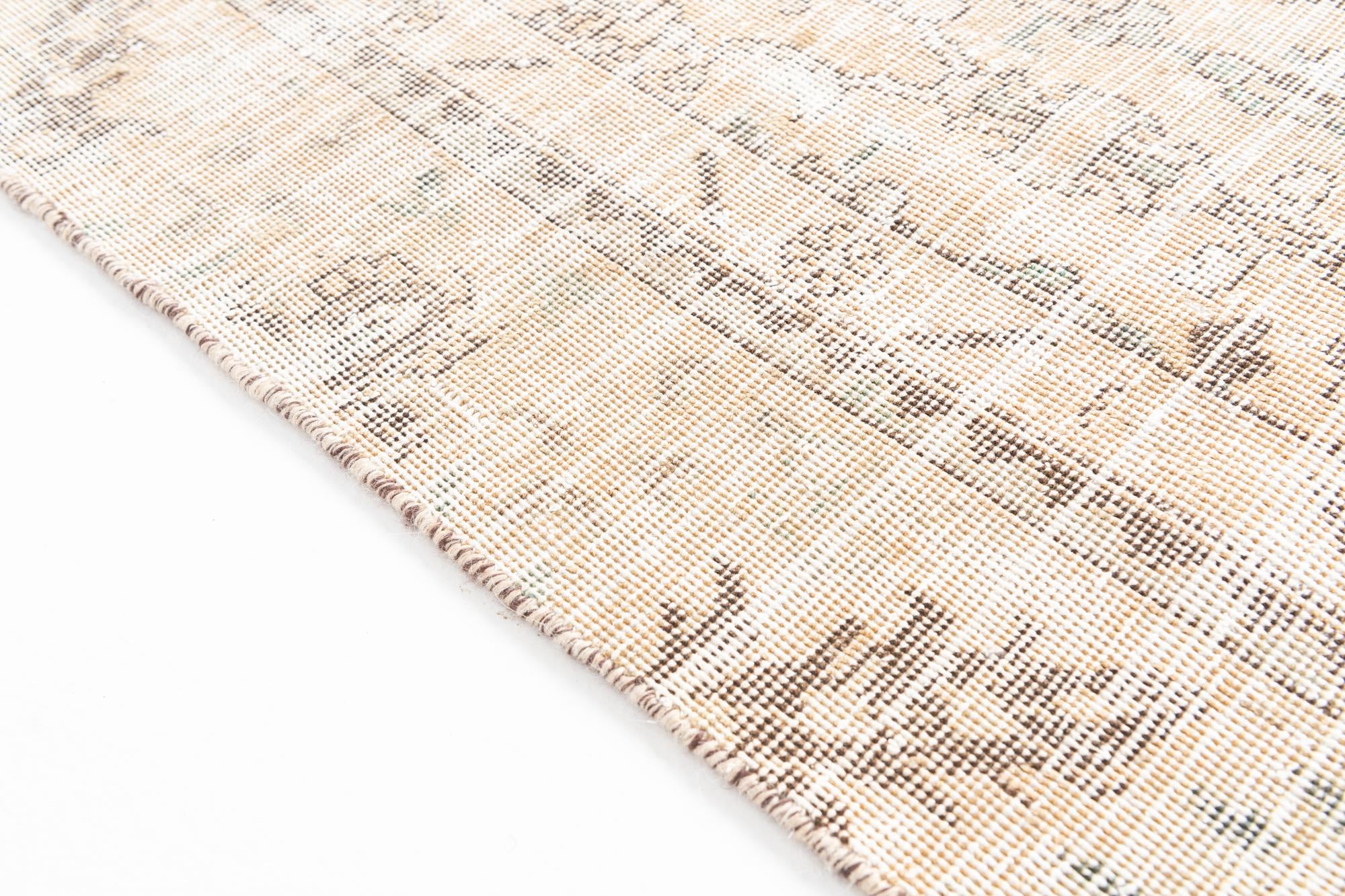 5' 7 x 8' 10 Hand Knotted Ultra Vintage Persian Wool Rug