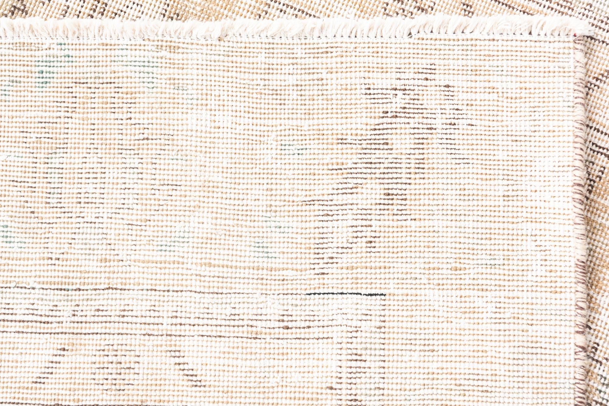 5' 7 x 8' 10 Hand Knotted Ultra Vintage Persian Wool Rug