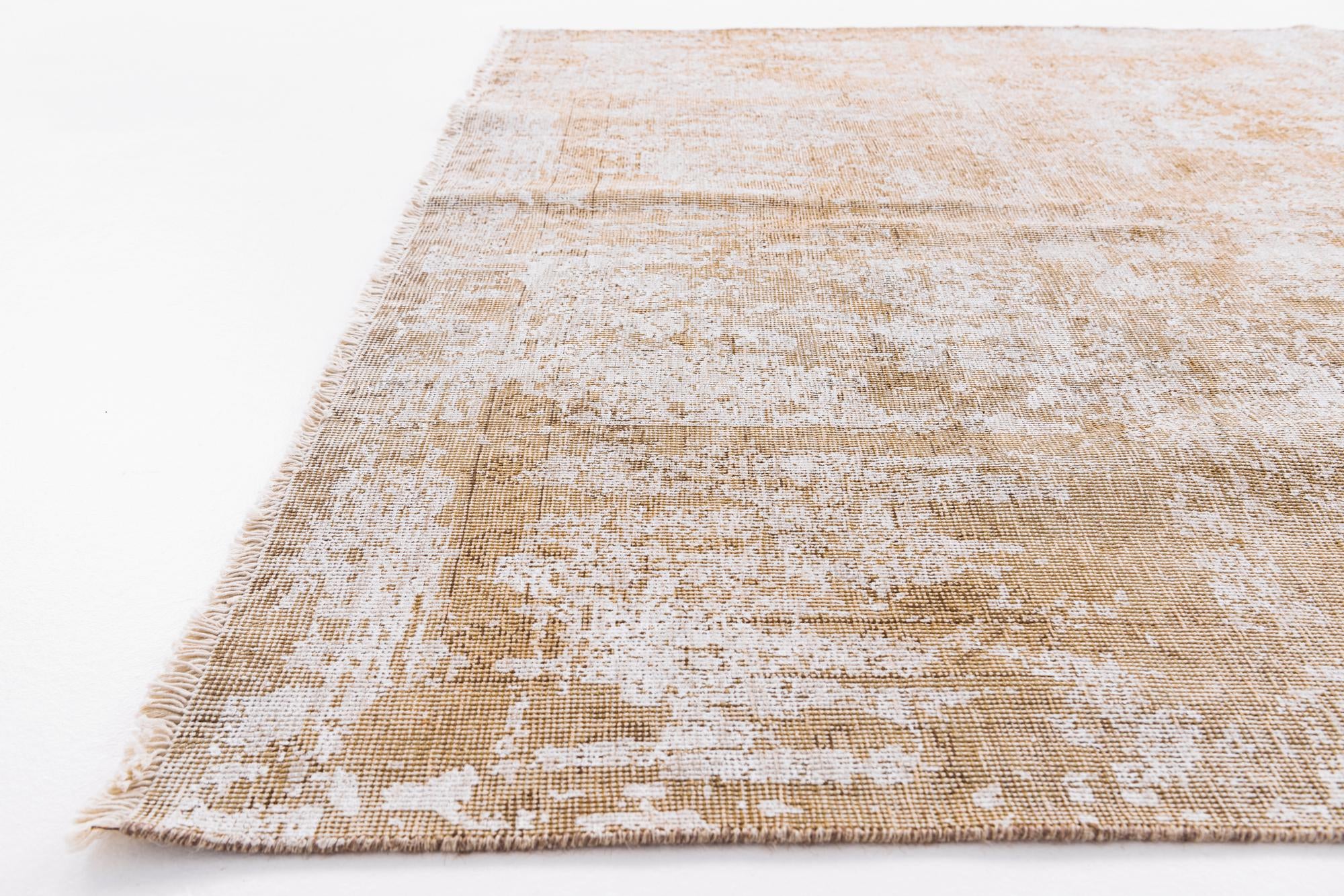 5' 9 x 9' Hand Knotted Ultra Vintage Persian Wool Rug